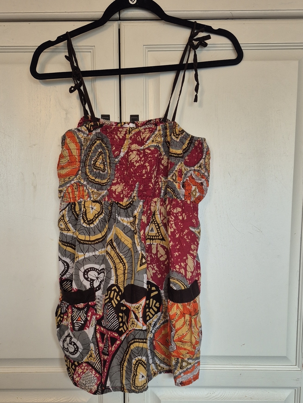 Warehouse One Women's Multicolor Printed Blouse 100% Cotton